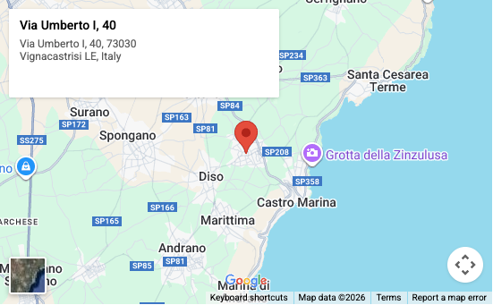 Posizione studio dentistico Fabio Carluccio
